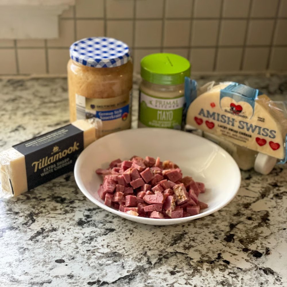 Easy Four Ingredient Corned Beef Casserole
